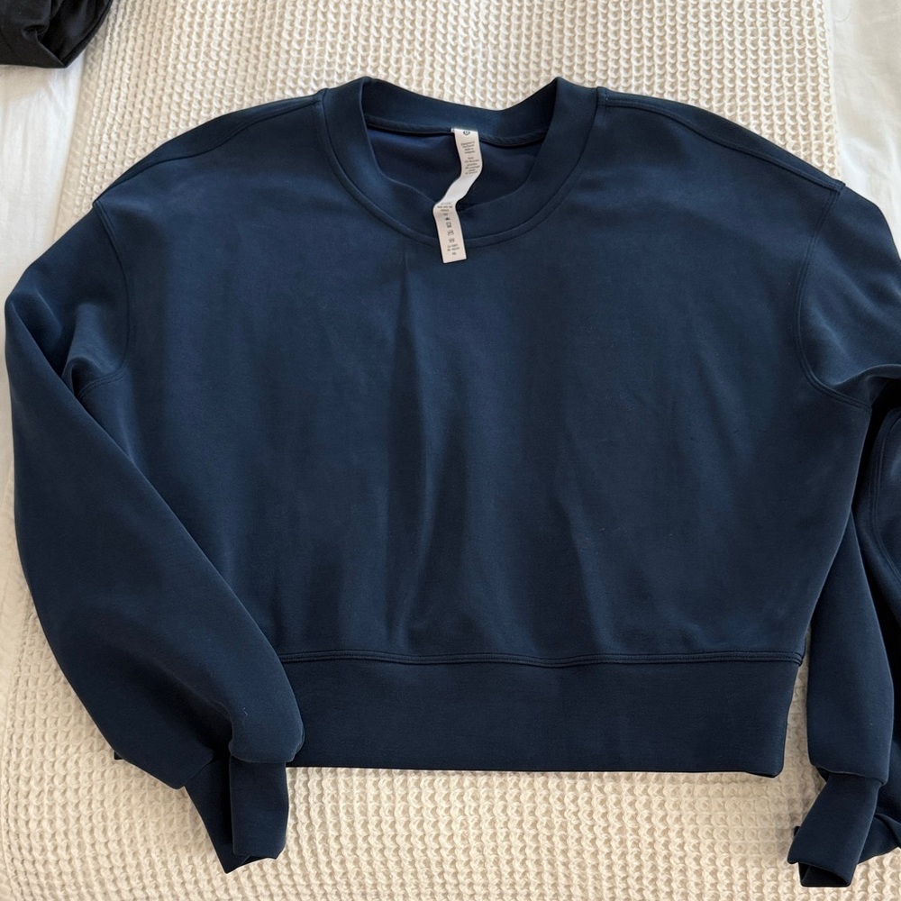 Lululemon Athletica Navy Blue Crewneck Sweatshirt
